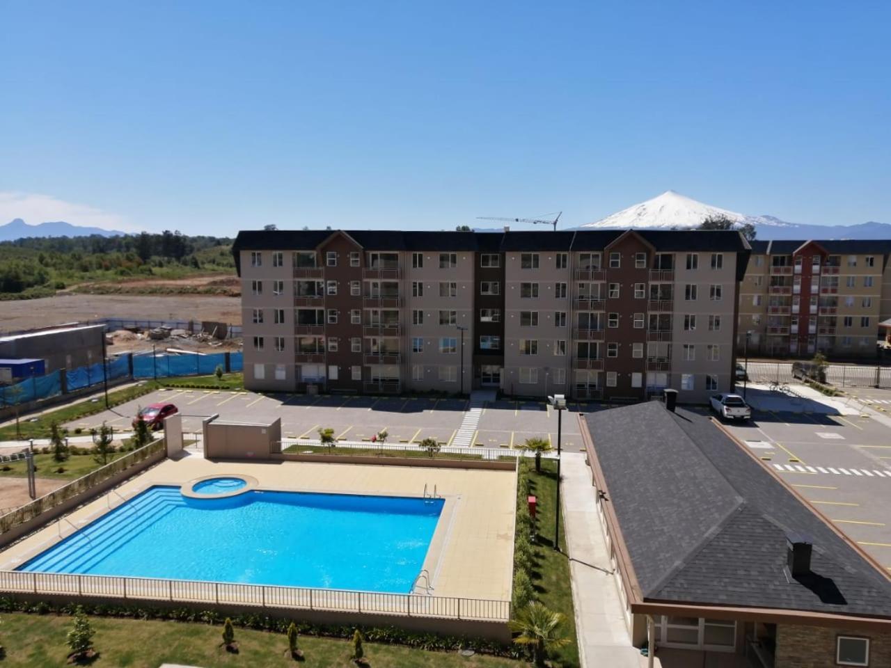 Apartamento Departamento En Con Linda Vista Al Volcan